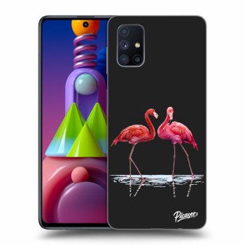 Obal pre Samsung Galaxy M51 M515F - Flamingos couple