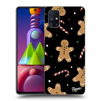 Picasee silikónový čierny obal pre Samsung Galaxy M51 M515F - Gingerbread
