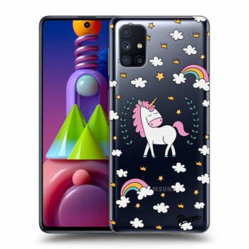 Picasee silikónový prehľadný obal pre Samsung Galaxy M51 M515F - Unicorn star heaven