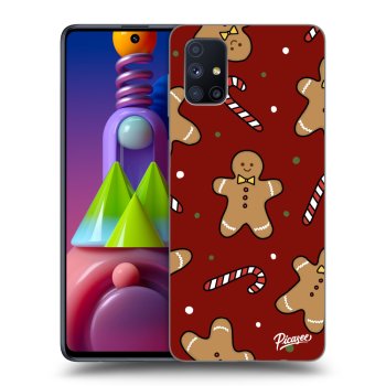 Picasee silikónový čierny obal pre Samsung Galaxy M51 M515F - Gingerbread 2
