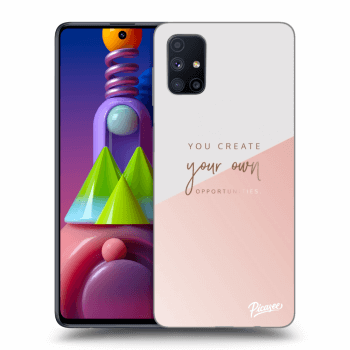 Picasee silikónový čierny obal pre Samsung Galaxy M51 M515F - You create your own opportunities