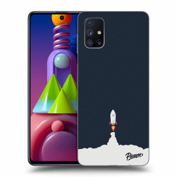 Picasee silikónový čierny obal pre Samsung Galaxy M51 M515F - Astronaut 2