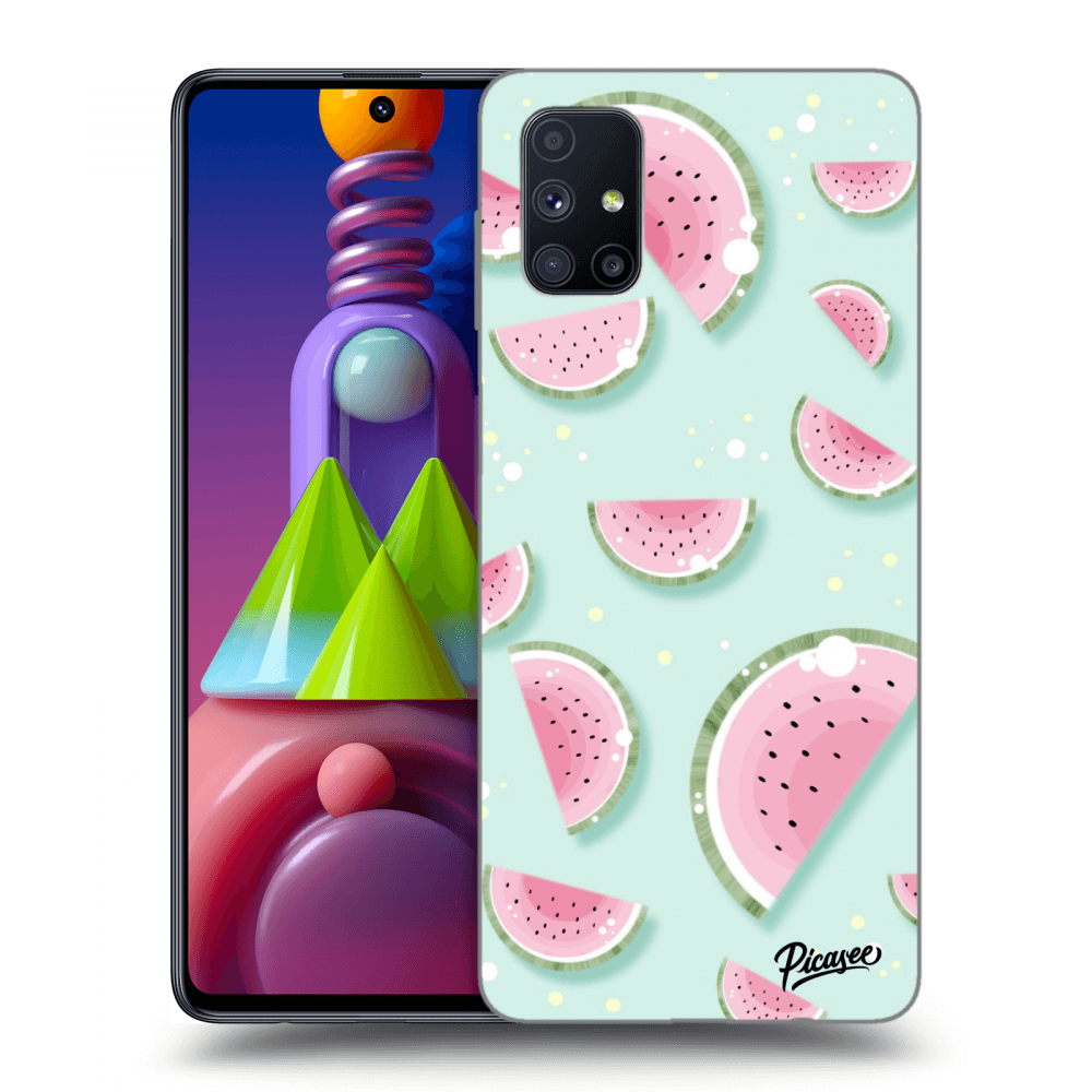 Picasee silikónový prehľadný obal pre Samsung Galaxy M51 M515F - Watermelon 2