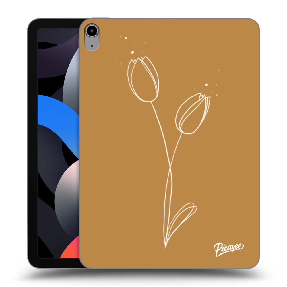 Picasee silikónový prehľadný obal pre Apple iPad Air 4 10.9" 2020 - Tulips