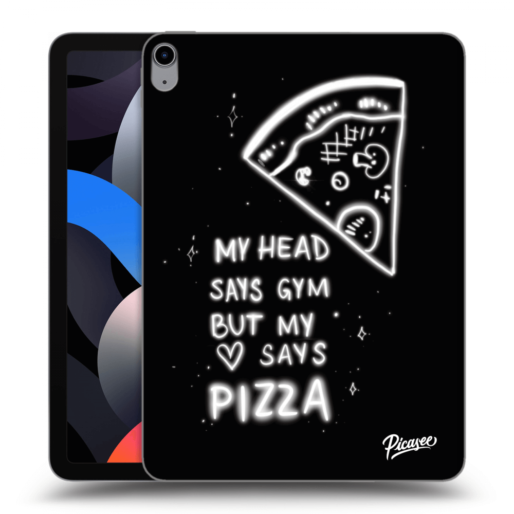 Picasee silikónový čierny obal pre Apple iPad Air 4 10.9" 2020 - Pizza