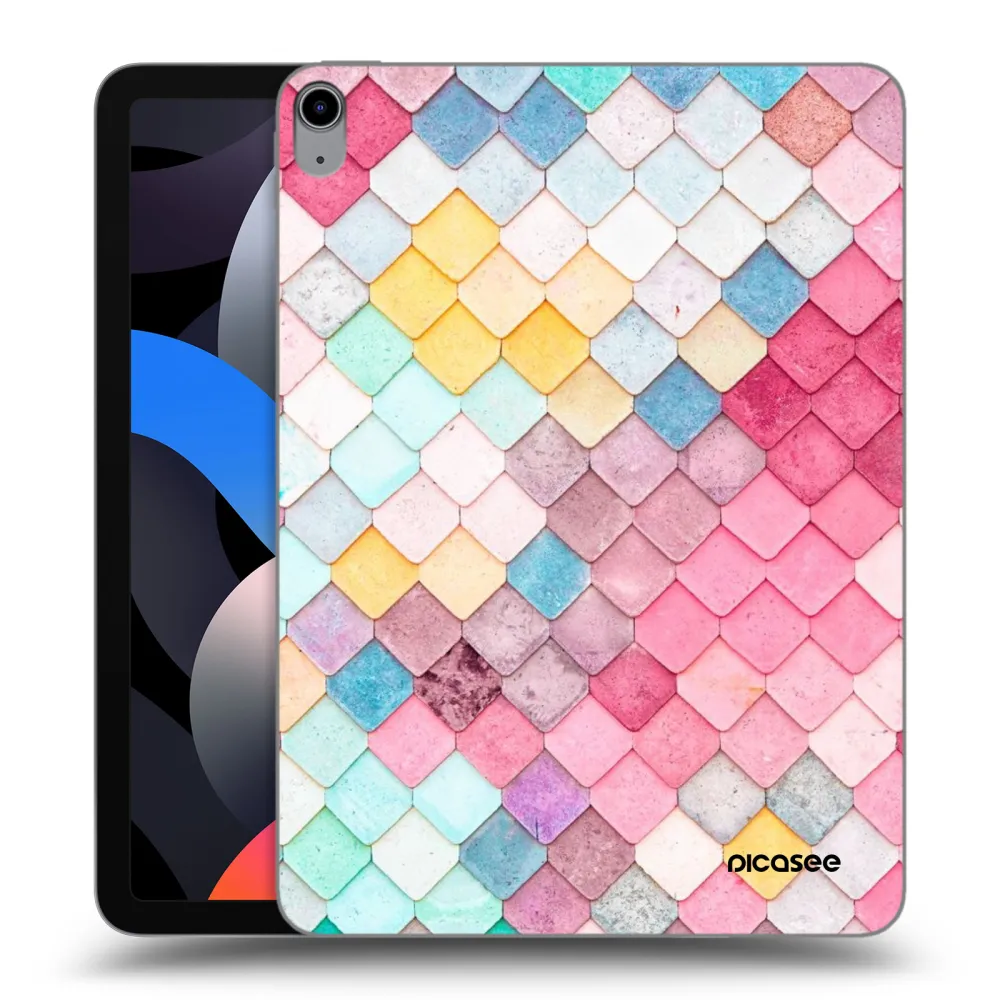 Picasee silikónový prehľadný obal pre Apple iPad Air 4 10.9" 2020 - Farebná strecha