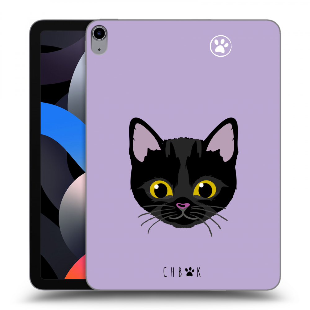Picasee silikónový prehľadný obal pre Apple iPad Air 4 10.9" 2020 - Chybí mi kočky - Fialová