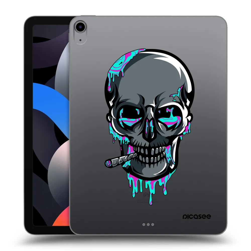 Picasee silikónový prehľadný obal pre Apple iPad Air 4 10.9" 2020 - EARTH - Lebka 3.0
