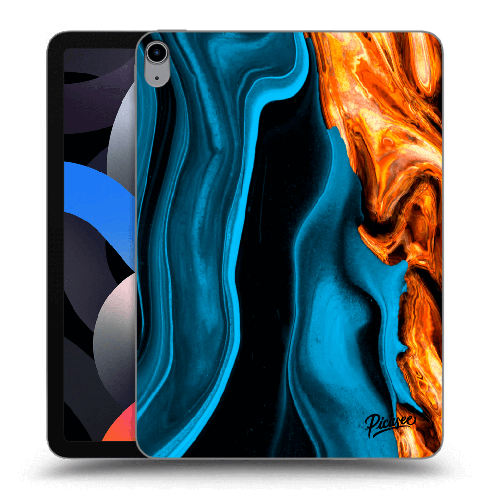 Picasee silikónový prehľadný obal pre Apple iPad Air 4 10.9" 2020 - Gold blue