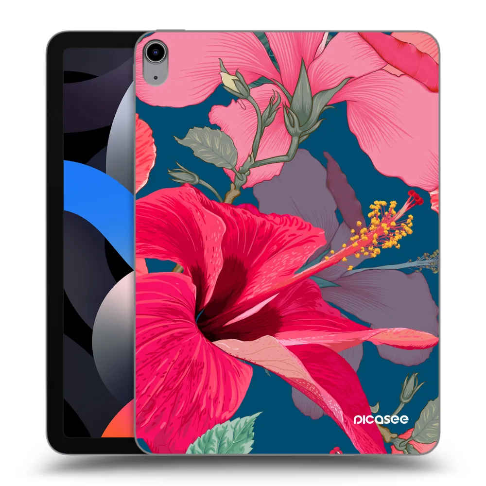 Picasee silikónový prehľadný obal pre Apple iPad Air 4 10.9" 2020 - Hibiscus