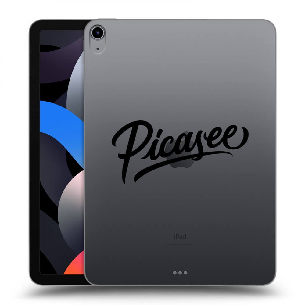 Picasee silikónový prehľadný obal pre Apple iPad Air 4 10.9" 2020 - Picasee - old logo - black