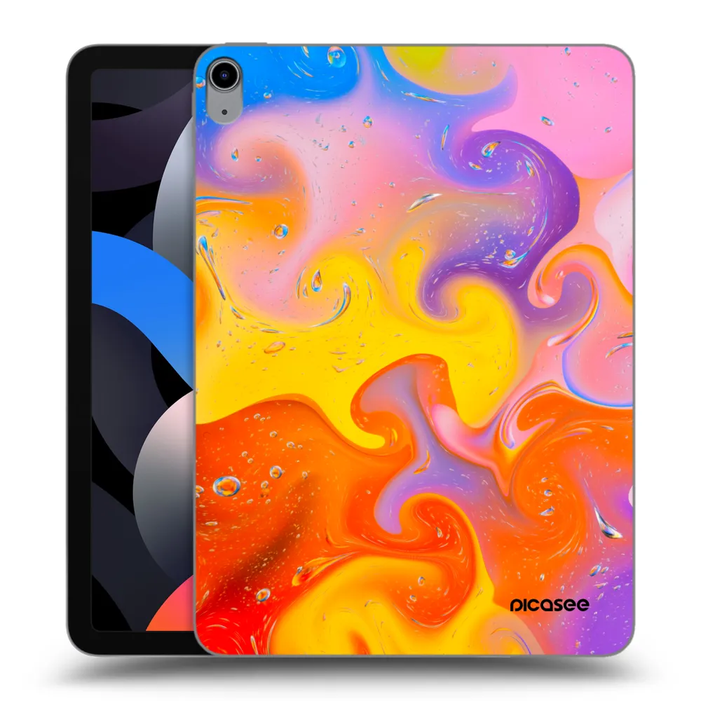 Picasee silikónový prehľadný obal pre Apple iPad Air 4 10.9" 2020 - Bubbles