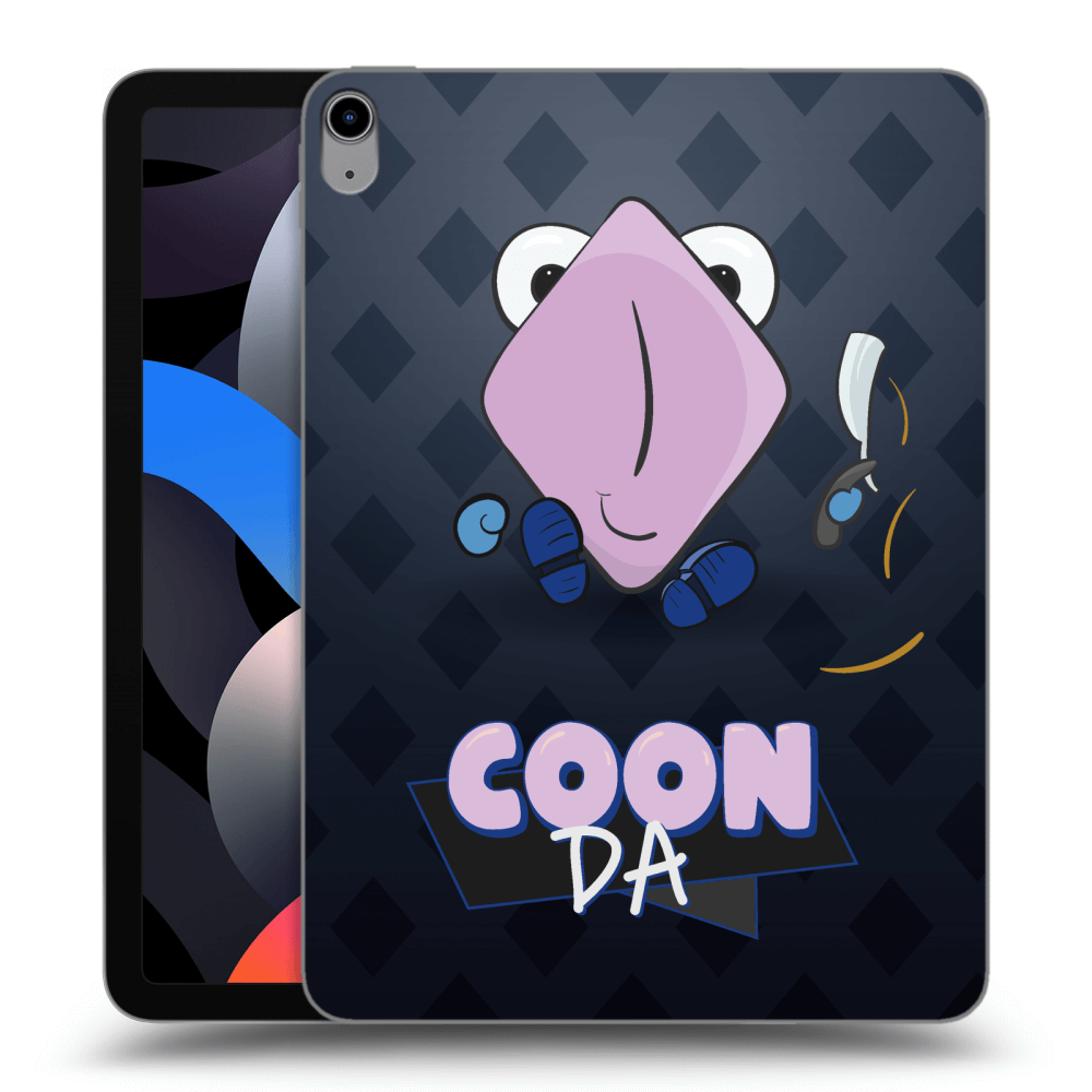 Picasee silikónový prehľadný obal pre Apple iPad Air 4 10.9" 2020 - COONDA holátko - tmavá