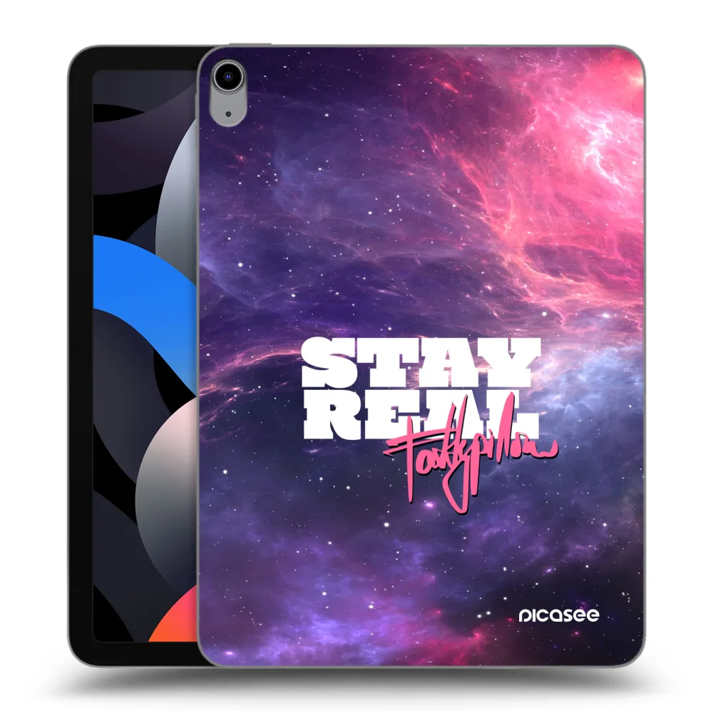 Picasee silikónový prehľadný obal pre Apple iPad Air 4 10.9" 2020 - Stay Real