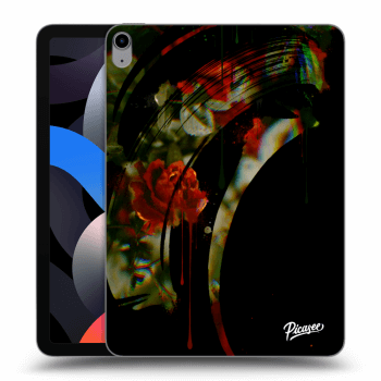 Picasee silikónový prehľadný obal pre Apple iPad Air 4 10.9" 2020 - Roses black