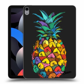 Picasee silikónový čierny obal pre Apple iPad Air 4 10.9" 2020 - Pineapple