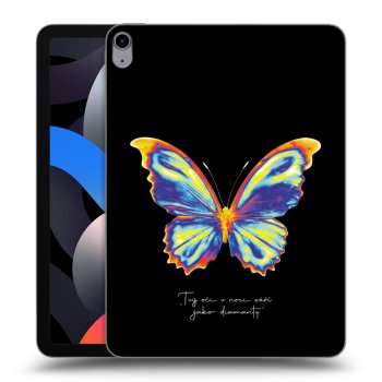Picasee silikónový prehľadný obal pre Apple iPad Air 4 10.9" 2020 - Diamanty Black