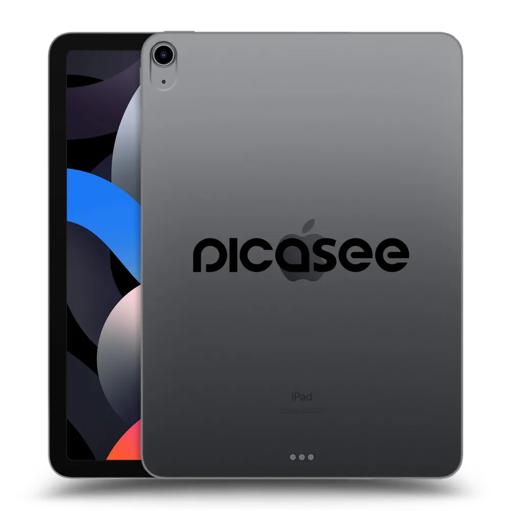 Picasee silikónový prehľadný obal pre Apple iPad Air 4 10.9" 2020 - Picasee - new logo - black