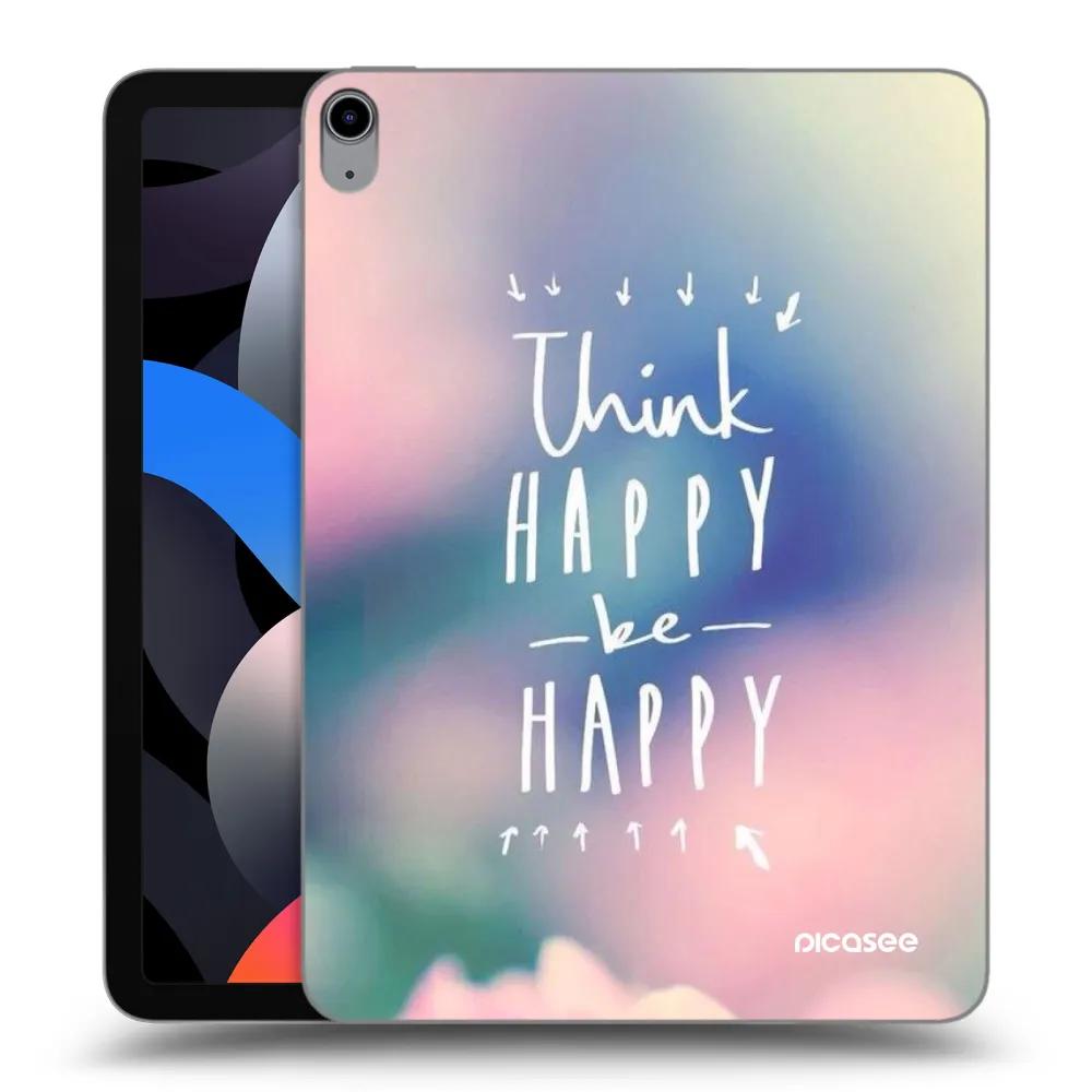 Picasee silikónový prehľadný obal pre Apple iPad Air 4 10.9" 2020 - Mysli pozitívne!