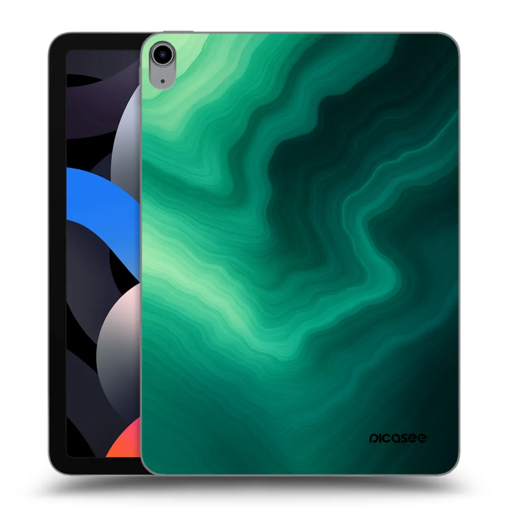 Picasee silikónový prehľadný obal pre Apple iPad Air 4 10.9" 2020 - Malachite