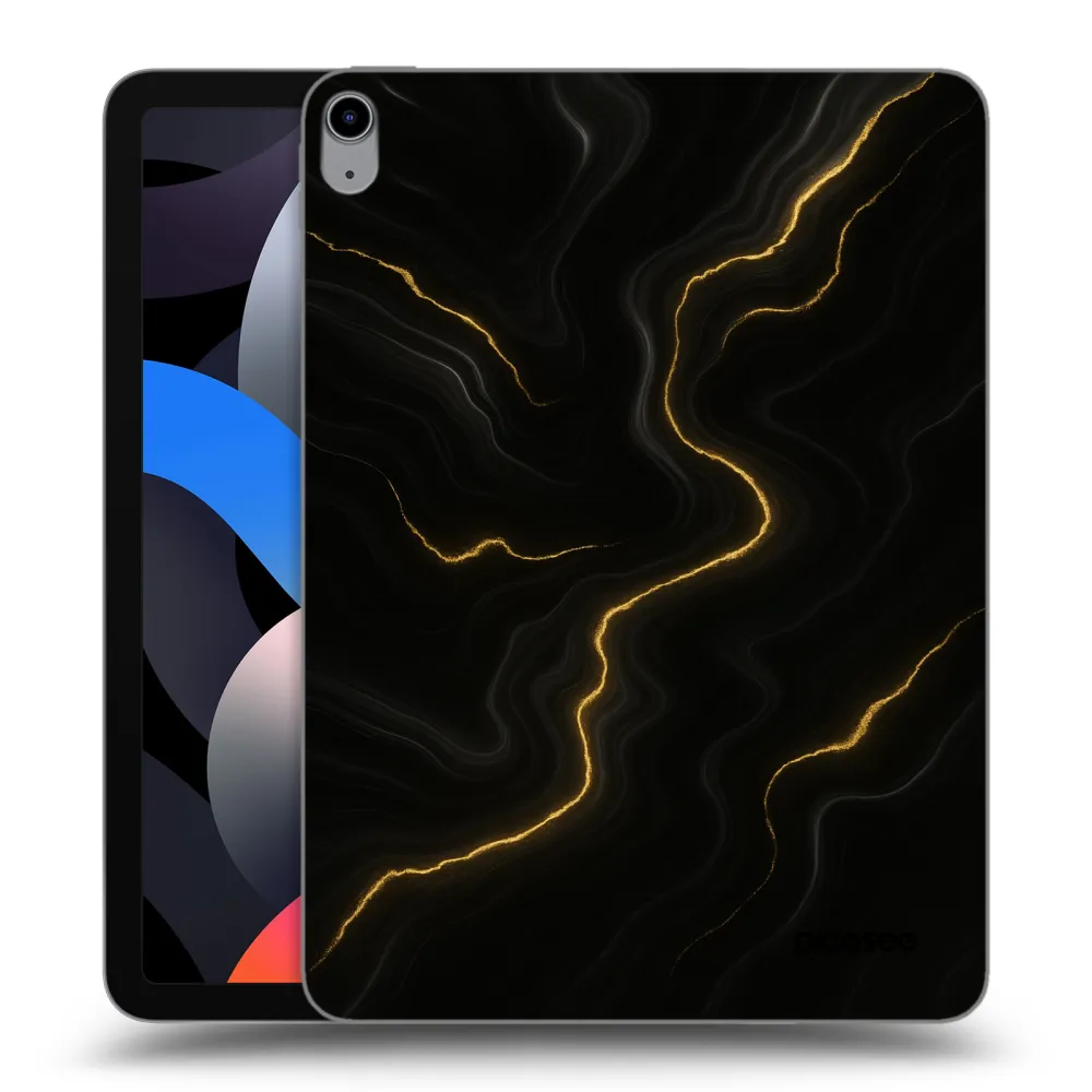 Picasee silikónový prehľadný obal pre Apple iPad Air 4 10.9" 2020 - Thunder