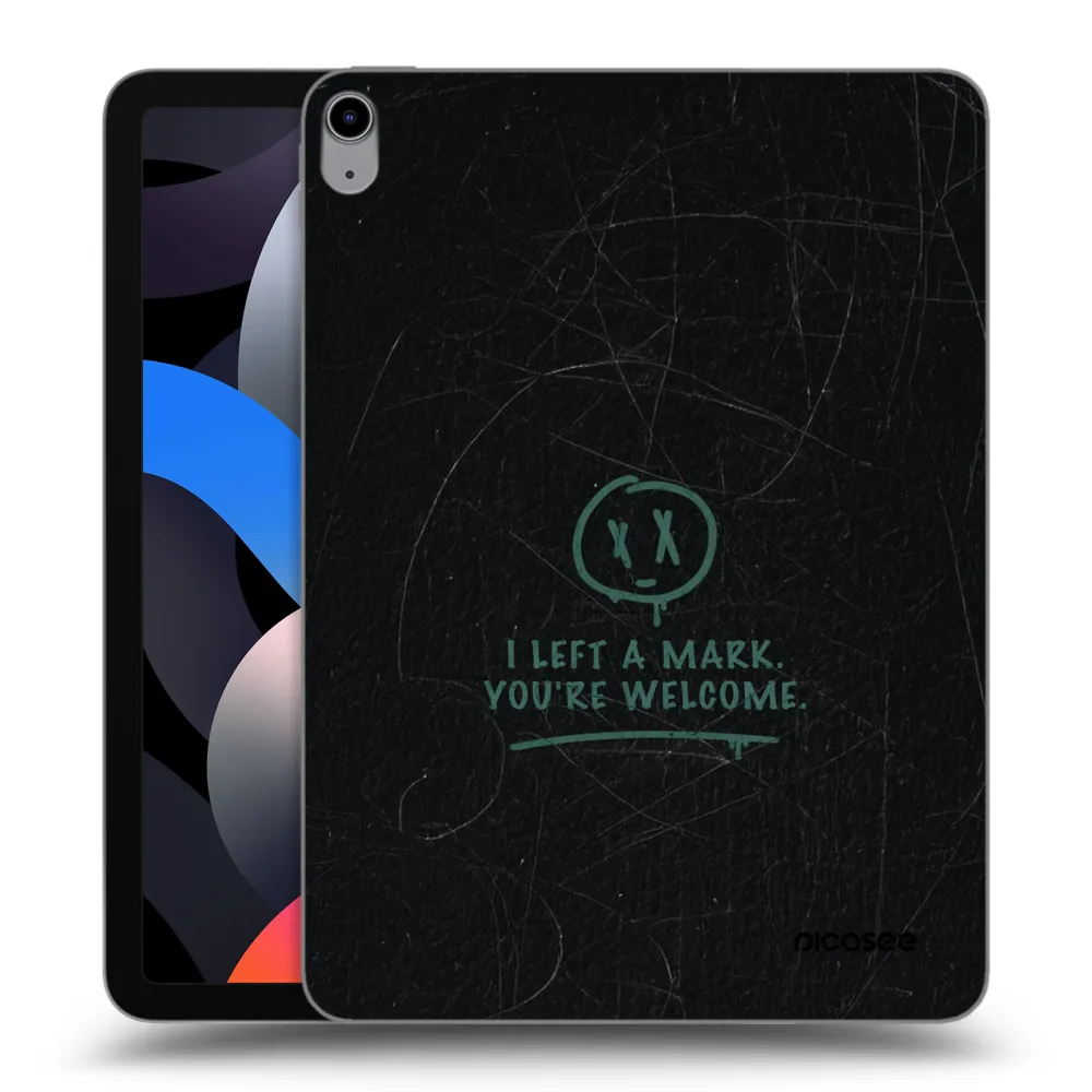 Picasee silikónový prehľadný obal pre Apple iPad Air 4 10.9" 2020 - LEFT A MARK