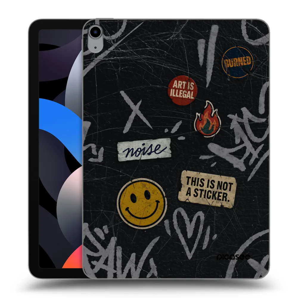 Picasee silikónový prehľadný obal pre Apple iPad Air 4 10.9" 2020 - STICKERS x TAGS
