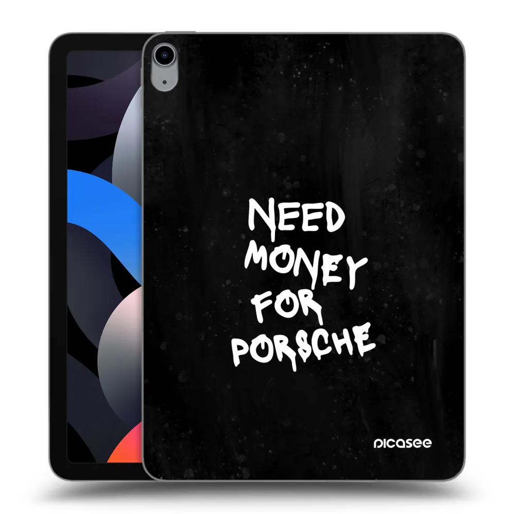 Picasee silikónový prehľadný obal pre Apple iPad Air 4 10.9" 2020 - Black Dollar