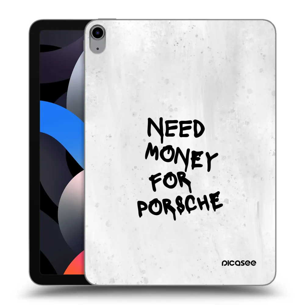 Picasee silikónový prehľadný obal pre Apple iPad Air 4 10.9" 2020 - White Dollar