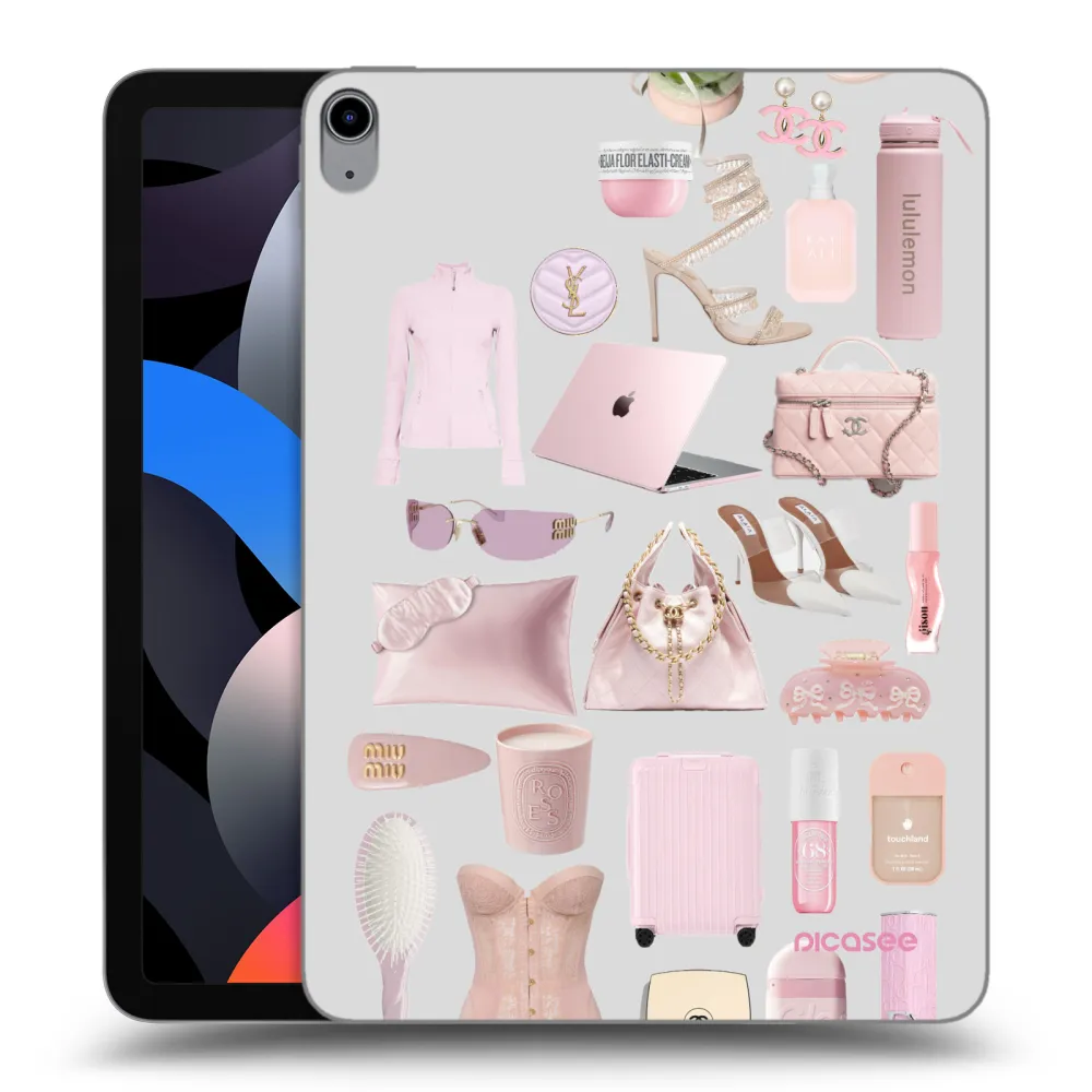 Picasee silikónový prehľadný obal pre Apple iPad Air 4 10.9" 2020 - Glam Babe