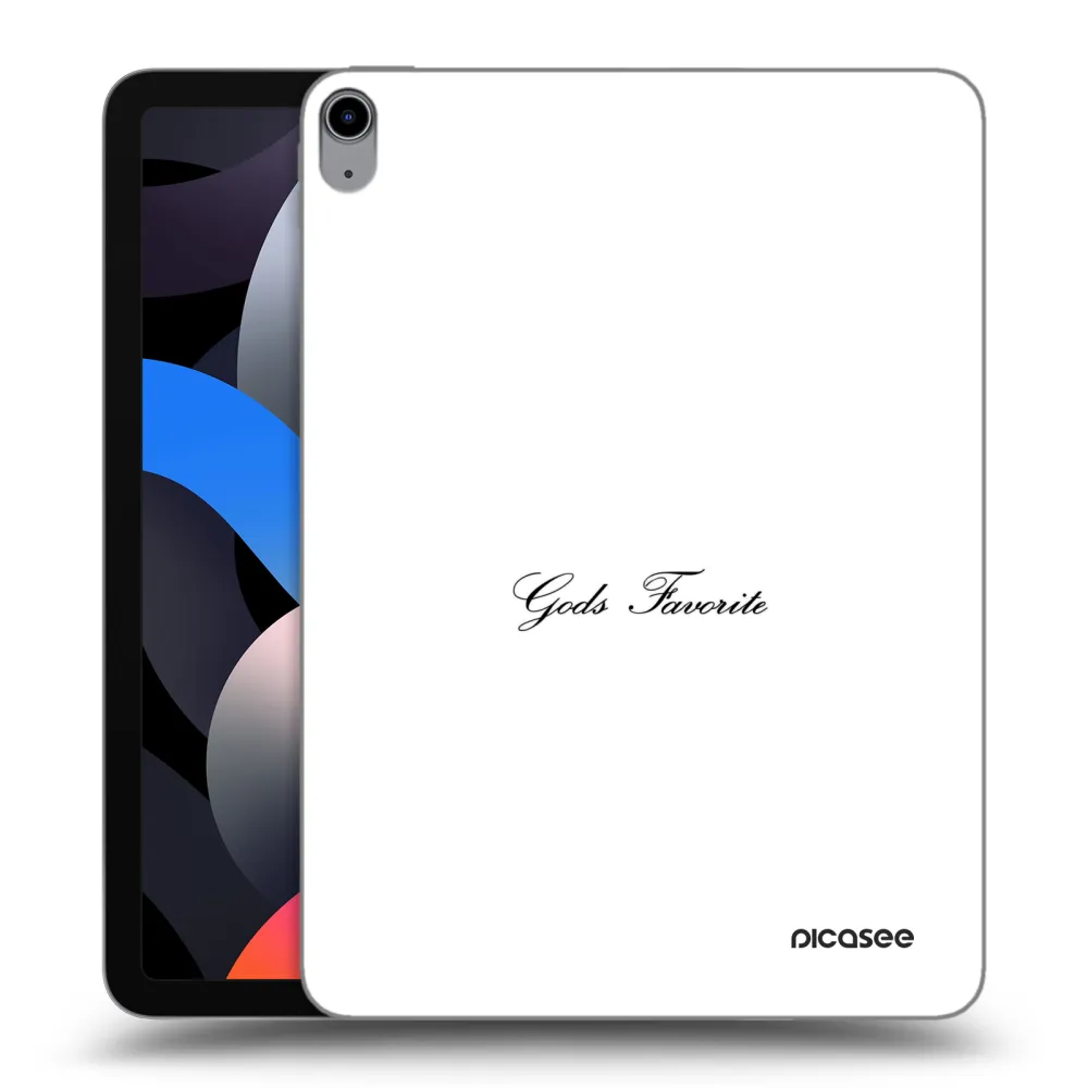 Picasee silikónový prehľadný obal pre Apple iPad Air 4 10.9" 2020 - Gods Favorite