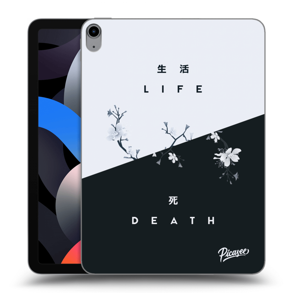 Picasee silikónový čierny obal pre Apple iPad Air 4 10.9" 2020 - Life - Death
