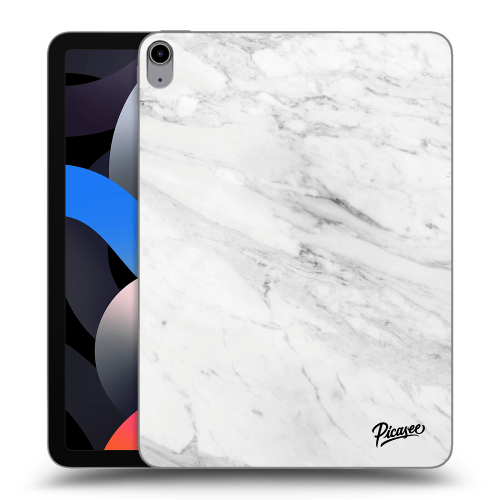 Picasee silikónový prehľadný obal pre Apple iPad Air 4 10.9" 2020 - White marble