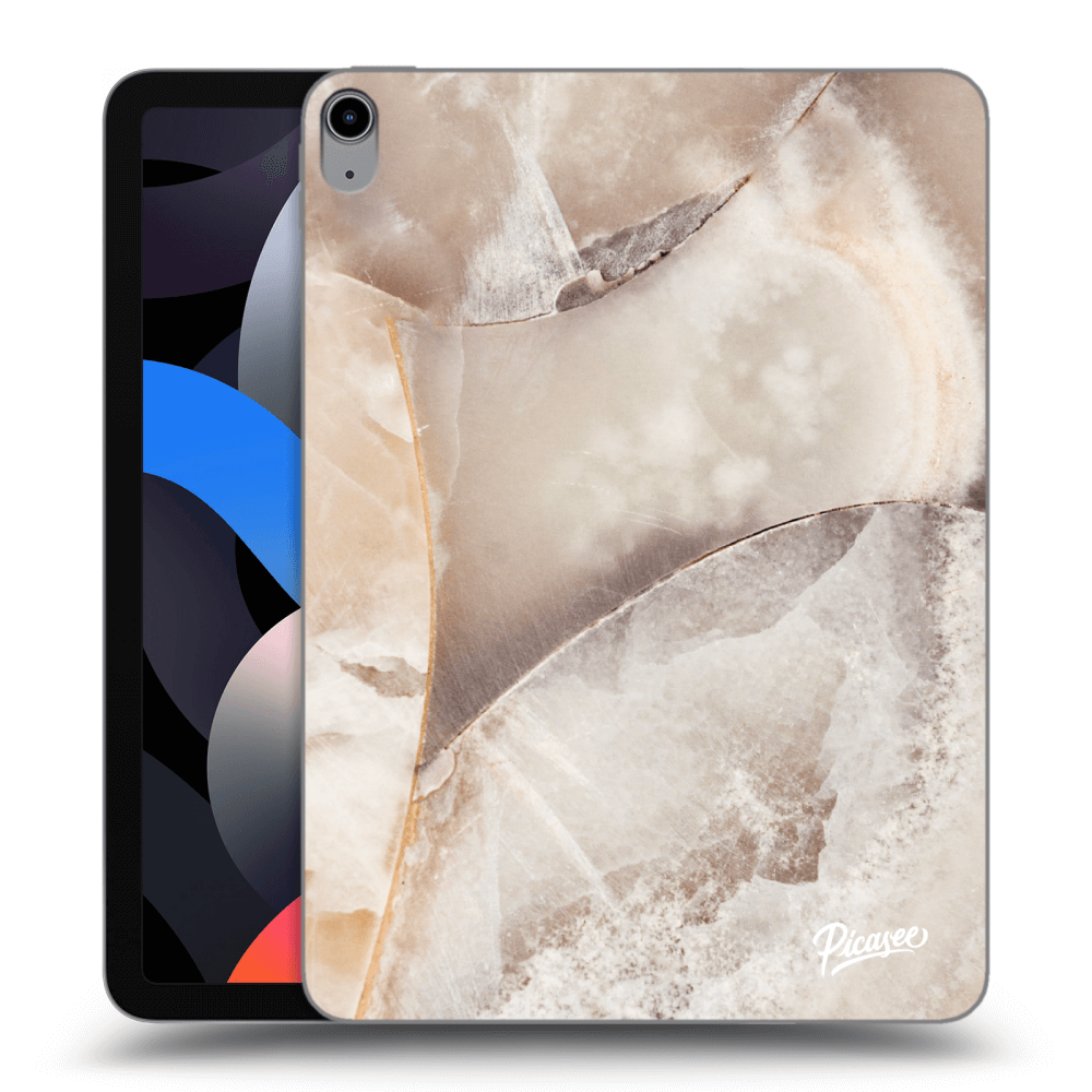 Picasee silikónový prehľadný obal pre Apple iPad Air 4 10.9" 2020 - Cream marble