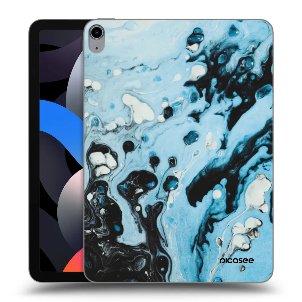 Picasee silikónový prehľadný obal pre Apple iPad Air 4 10.9" 2020 - Organic blue