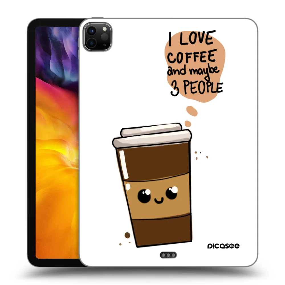 Picasee silikónový čierny obal pre Apple iPad Pro 11" 2020 (2.gen) - Cute coffee