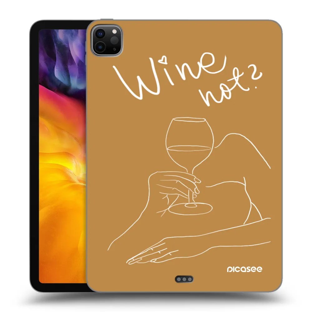 Picasee silikónový čierny obal pre Apple iPad Pro 11" 2020 (2.gen) - Wine not