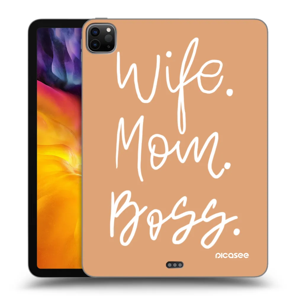 Picasee silikónový čierny obal pre Apple iPad Pro 11" 2020 (2.gen) - Boss Mama