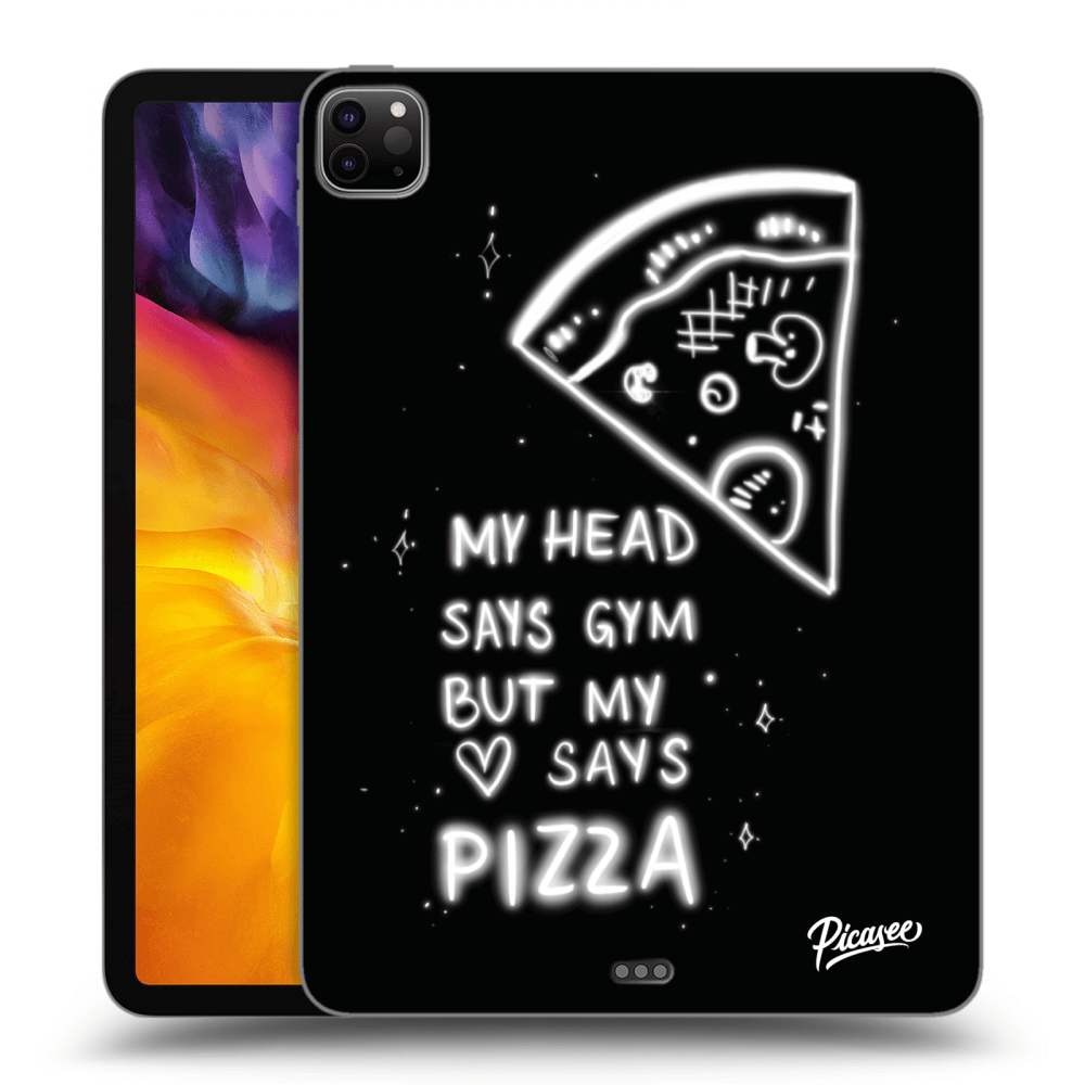 Picasee silikónový čierny obal pre Apple iPad Pro 11" 2020 (2.gen) - Pizza