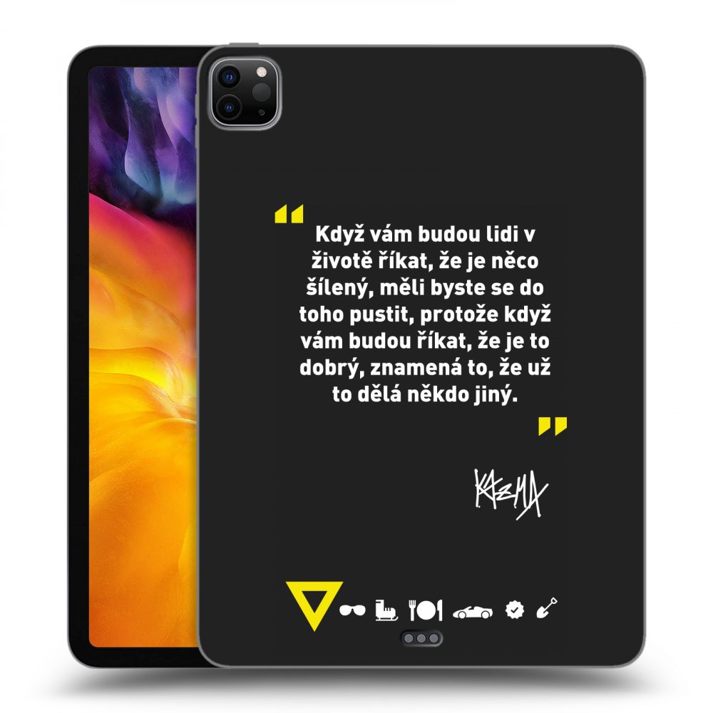 Picasee silikónový čierny obal pre Apple iPad Pro 11" 2020 (2.gen) - Kazma - MĚLI BYSTE SE DO TOHO PUSTIT