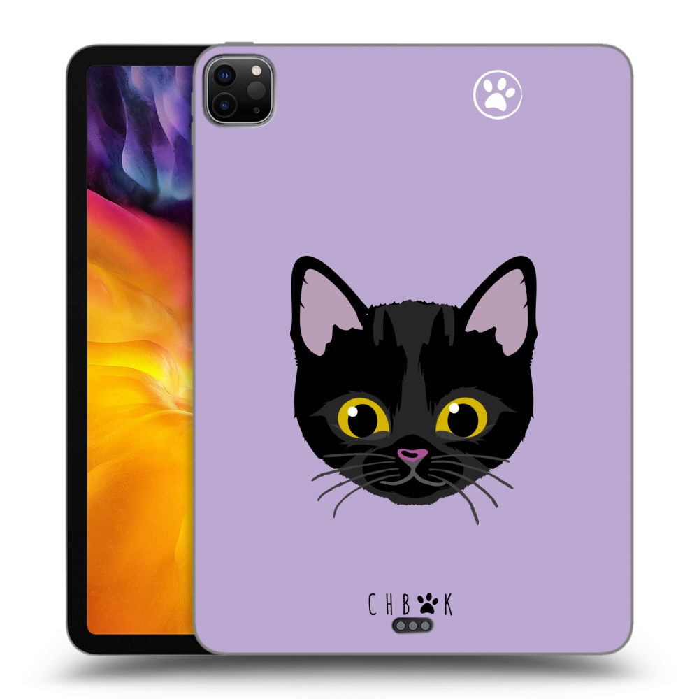 Picasee silikónový čierny obal pre Apple iPad Pro 11" 2020 (2.gen) - Chybí mi kočky - Fialová