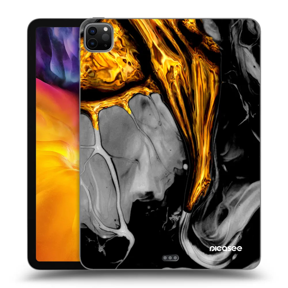 Picasee silikónový čierny obal pre Apple iPad Pro 11" 2020 (2.gen) - Black Gold