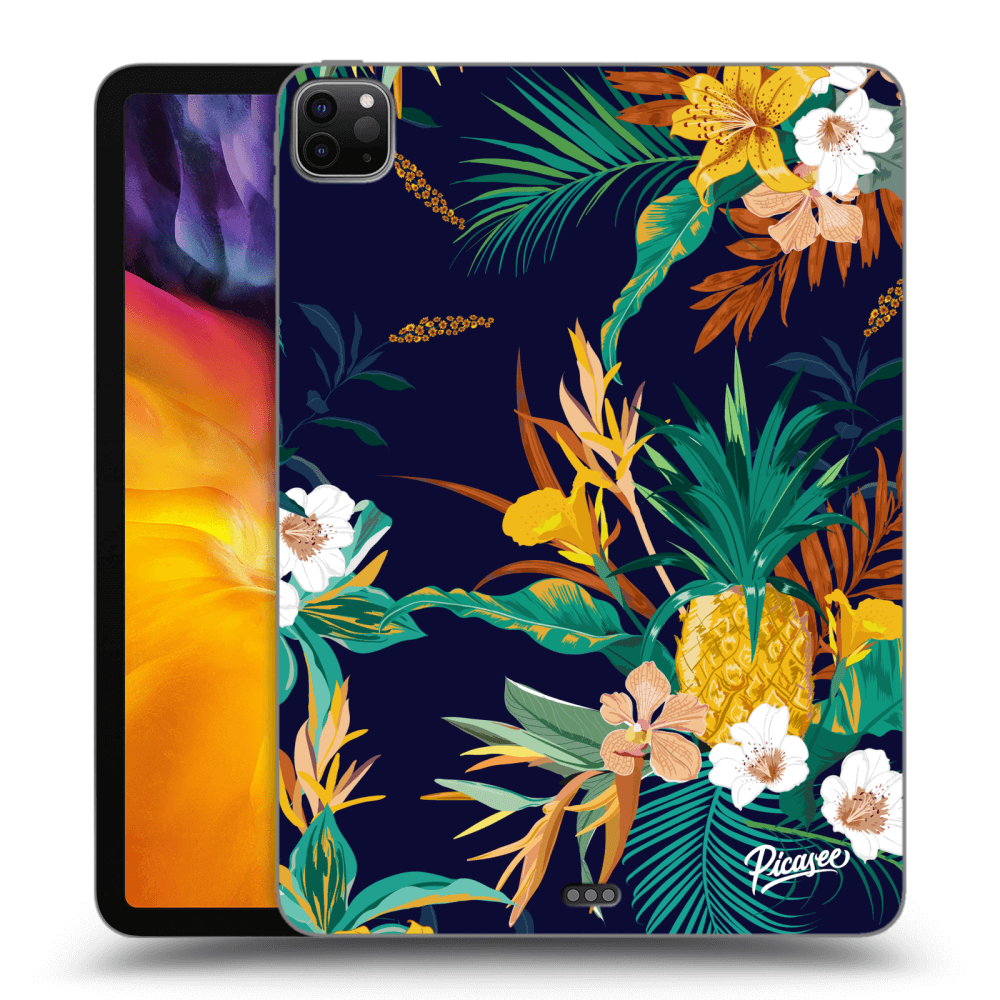 Picasee silikónový prehľadný obal pre Apple iPad Pro 11" 2020 (2.gen) - Pineapple Color