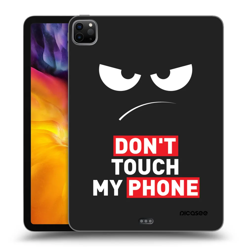 Picasee silikónový čierny obal pre Apple iPad Pro 11" 2020 (2.gen) - Angry Eyes - Transparent