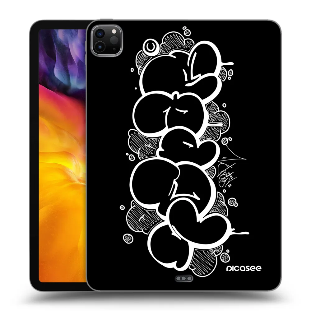 Picasee silikónový čierny obal pre Apple iPad Pro 11" 2020 (2.gen) - Throw UP