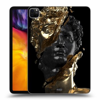 Picasee silikónový čierny obal pre Apple iPad Pro 11" 2020 (2.gen) - Gold - Black