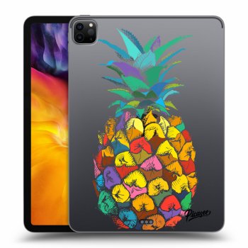 Picasee silikónový prehľadný obal pre Apple iPad Pro 11" 2020 (2.gen) - Pineapple
