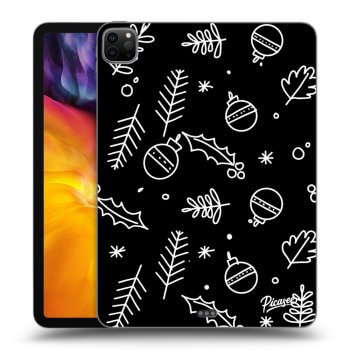Picasee silikónový čierny obal pre Apple iPad Pro 11" 2020 (2.gen) - Mistletoe