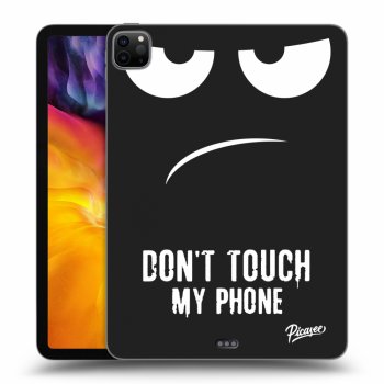 Picasee silikónový čierny obal pre Apple iPad Pro 11" 2020 (2.gen) - Don't Touch My Phone