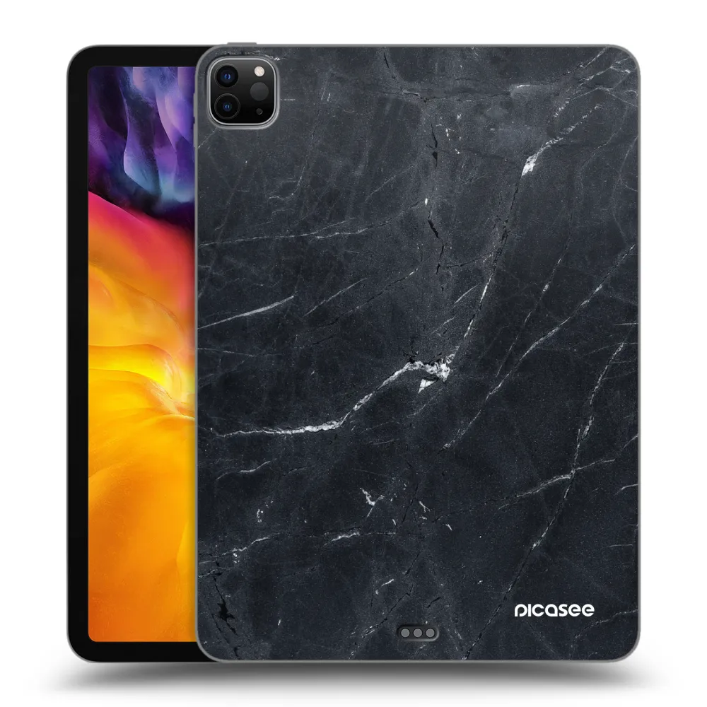 Picasee silikónový čierny obal pre Apple iPad Pro 11" 2020 (2.gen) - Black marble